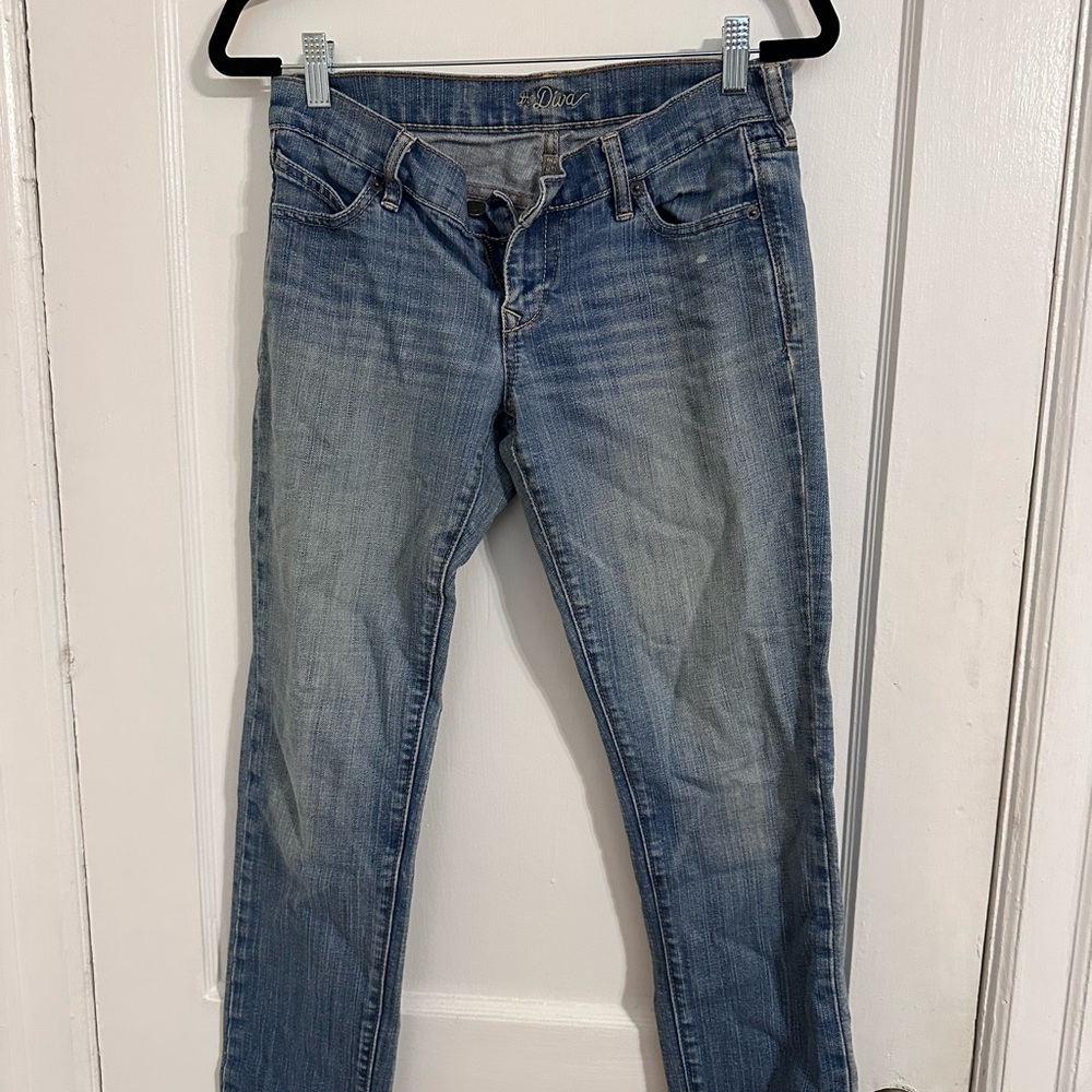 Old Navy Classic Blue Straight Leg Jeans
